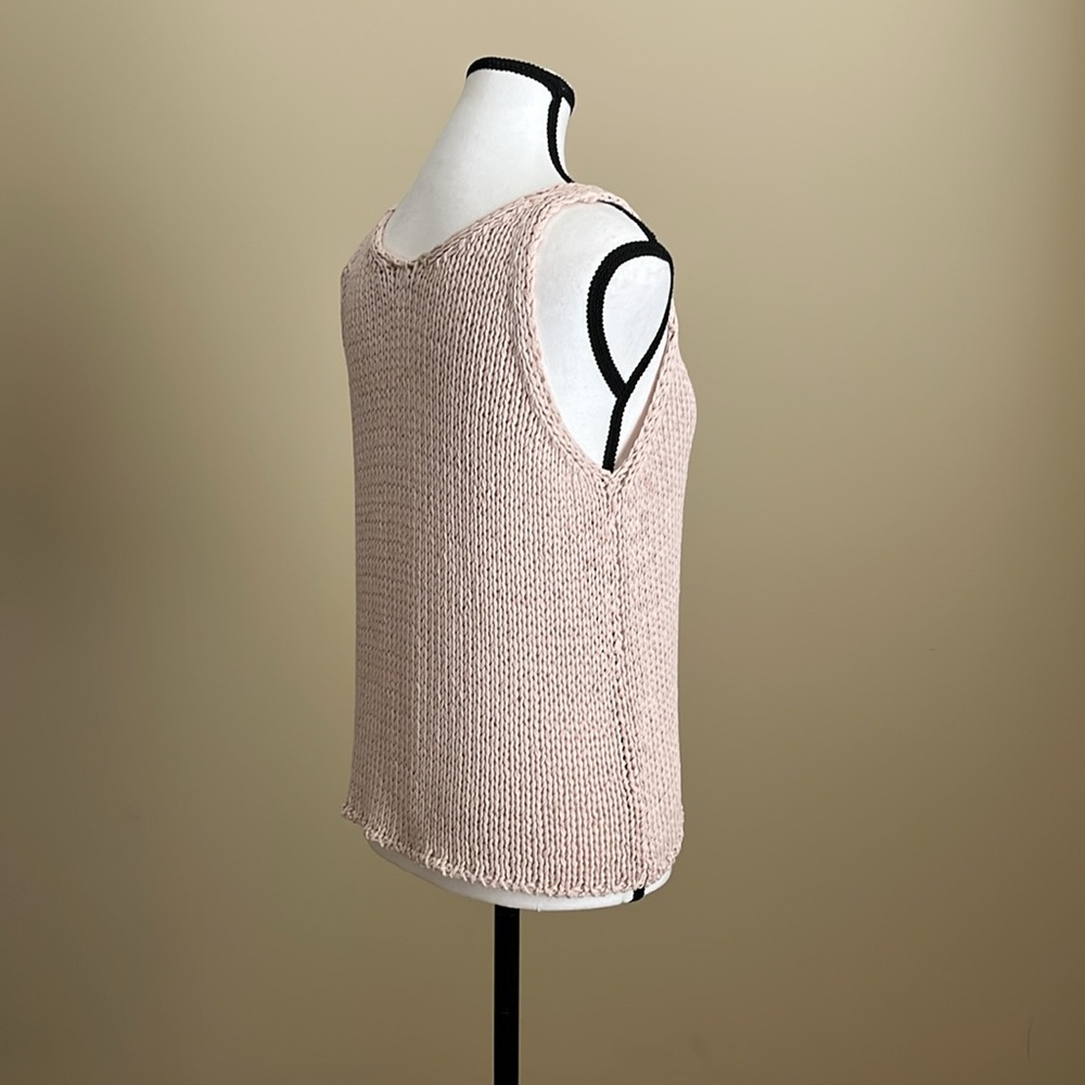 Alpha Studio - Italian Knit Sleeveless Sweater Shell - 44 IT - M - Picture 4 of 14